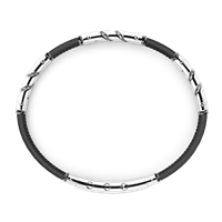 Bracciale Zancan Uomo SPRING in Argento ESB180-NE - ESB180-NE